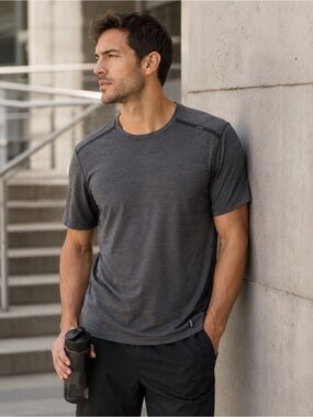 RBX Active Tee Gray M NWT